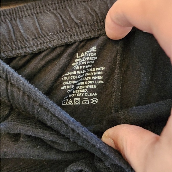 Mens Star wars yoda black sleep pants size large - Picture 4 of 4